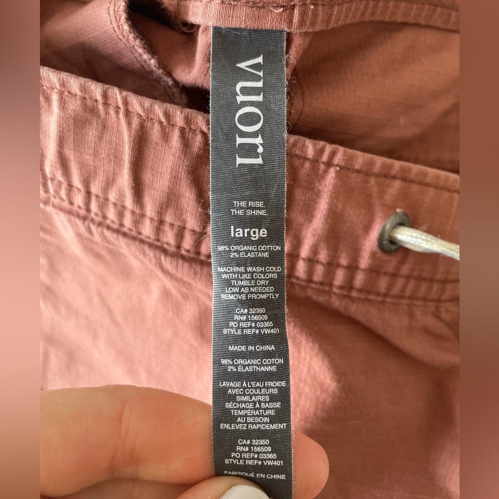 Vuori Ripstop Pants in Terra Cotta Size L - Picture 5 of 5